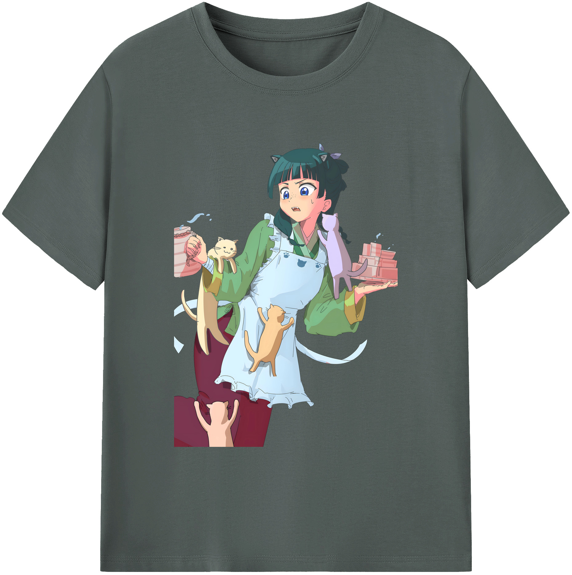 （画像用） 薬屋のひとりごと The Apothecary Diaries 綿100％ メンズ半袖Tシャツ｜肌触りやわらか＆通気性